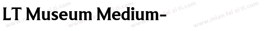 LT Museum Medium字体转换